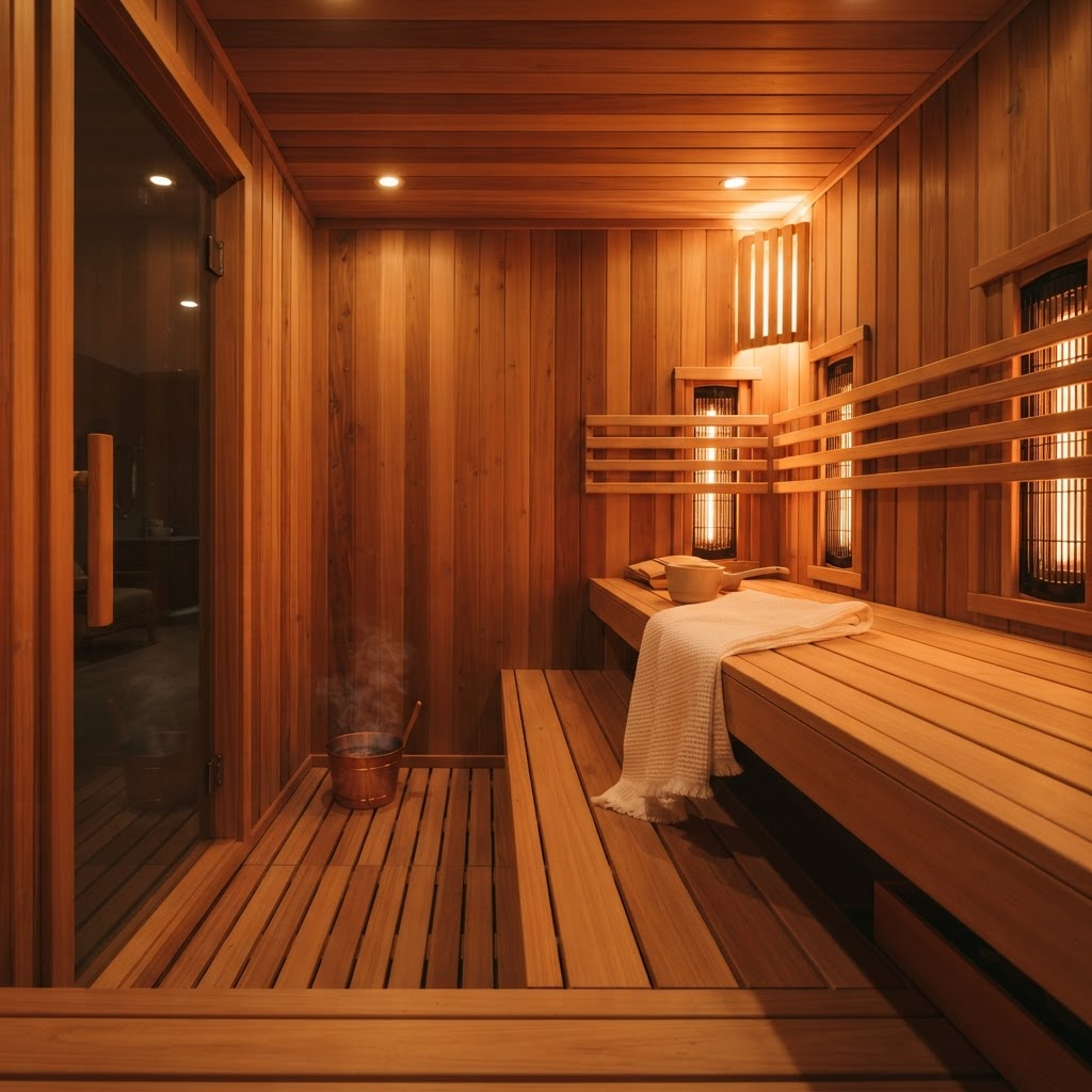 Infrared Sauna Session — arc of a session